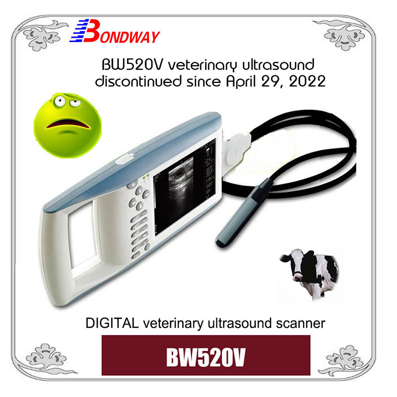 Bondway BW520V digital veterinary ultrasound discontinued